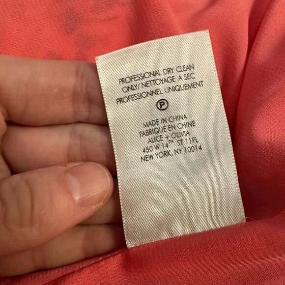 NEW Alice + Olivia Pink Floral Mini Dress - Picture 10 of 13